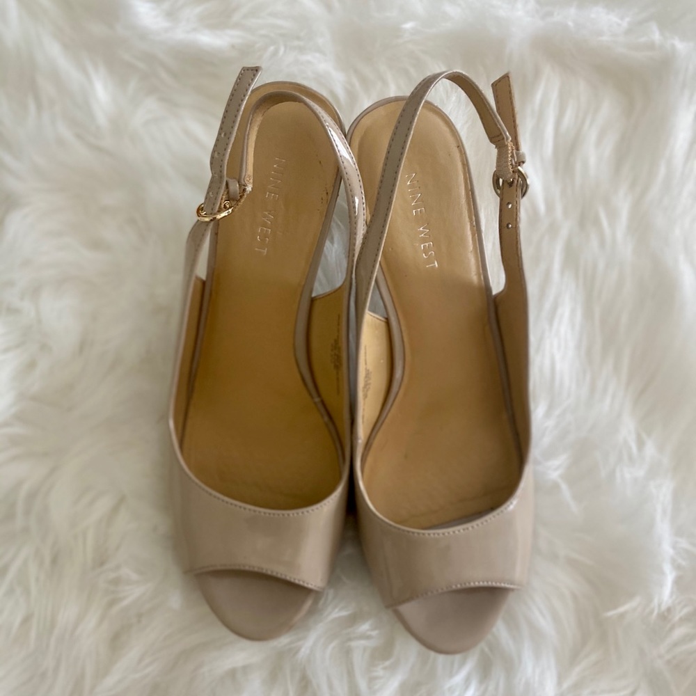 Nine West slingback heels
